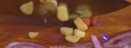 сухарики с грибной начинкой, сыром и зеленью. Шаг 5