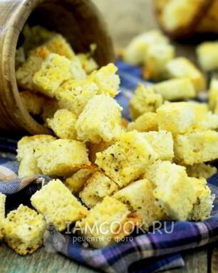 Сухарики с сыром