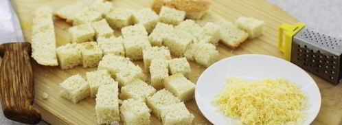 сухарики с сыром. Шаг 4