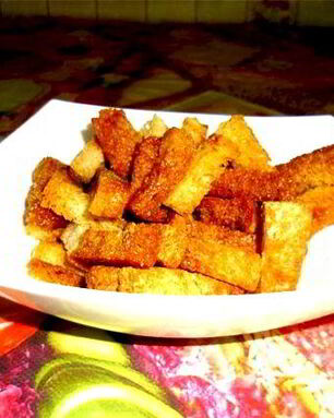 Сухарики в духовке