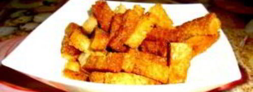 сухарики в духовке. Шаг 8