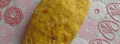 тыквенные сухарики с изюмом. Шаг 6