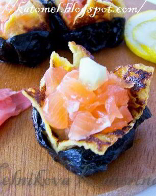 Дзакуро-суши — японского омлета