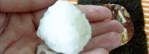 дзакуро-суши — японского омлета. Шаг 4