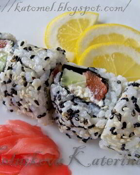 Классический суши-ролл Филадельфия