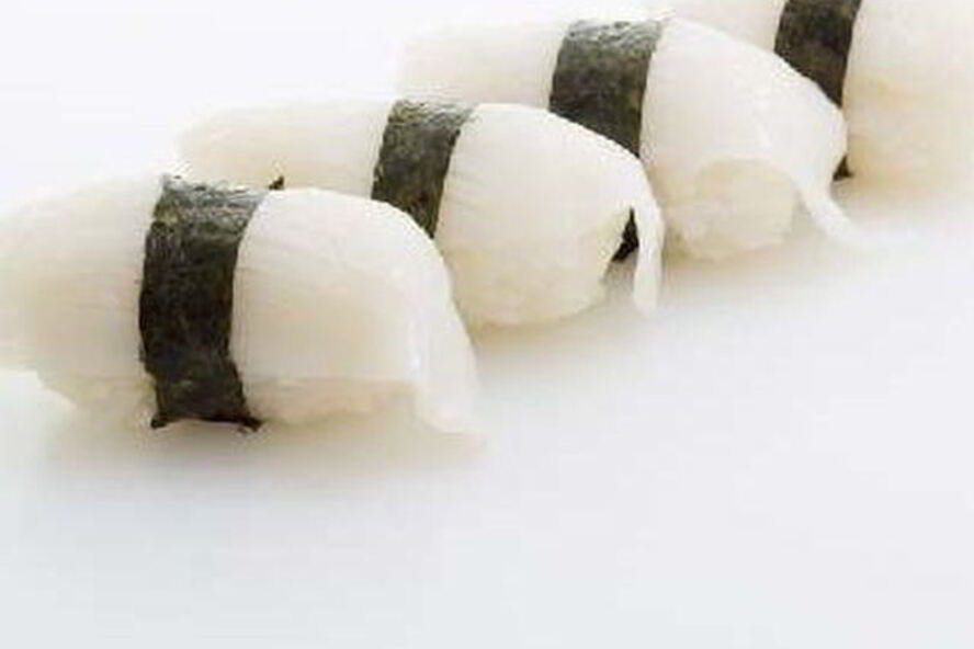 Рецепт нигирей-суш с кальмаром