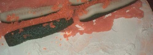 рыбный рулет альтернатива суши. Шаг 3