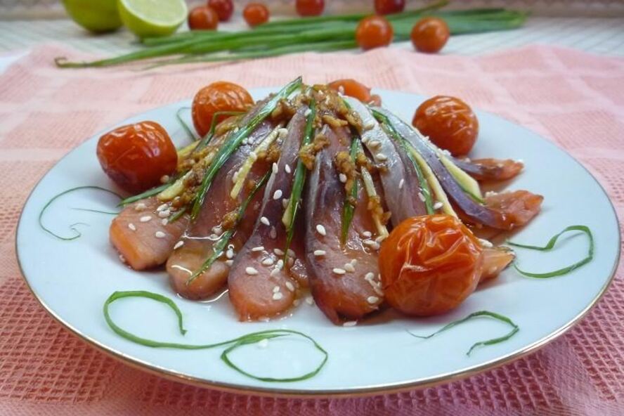 Рецепт сашими из лосося