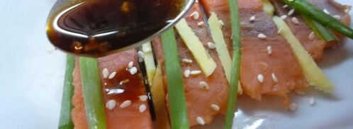 сашими из лосося. Шаг 7