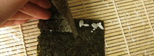 суши листья. Шаг 5