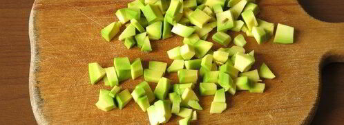 суши мини-торт с крабовыми палочками. Шаг 4