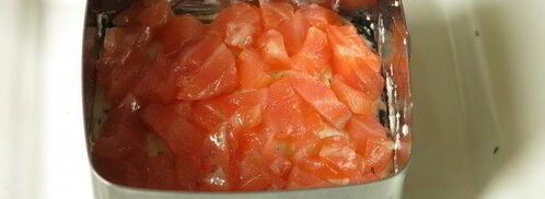 суши мини-торт с крабовыми палочками. Шаг 10