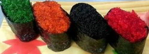 суши с икрой летучей рыбы. Шаг 8