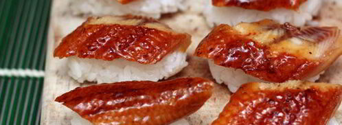 суши с креветкой, угрем и омлетом. Шаг 9