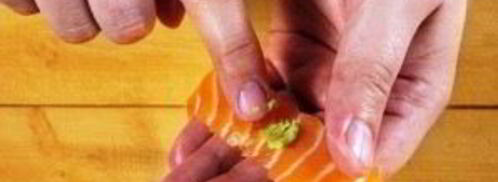 суши с лососем. Шаг 5