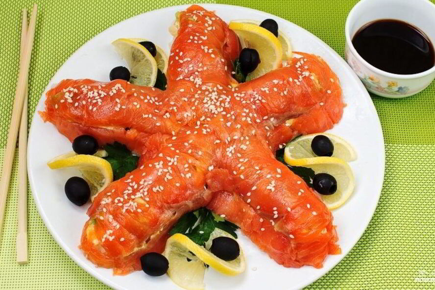 Рецепт суш-торта морская звезда