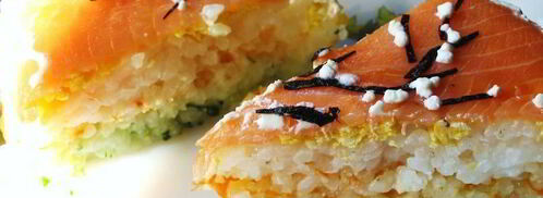 суши-торт японские мотивы. Шаг 15