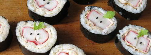 суши яблоки с крабовыми палочками. Шаг 22