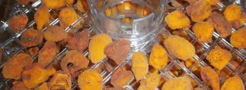 сушка абрикосов в электросушилке. Шаг 7