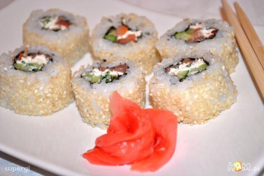 Рецепт урамаков суши филадельфия