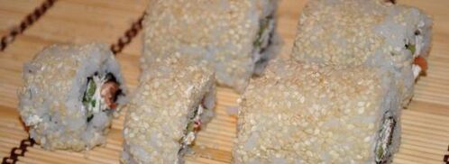 урамаки суши филадельфия. Шаг 14