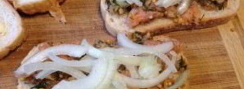 горячий сэндвич с лососем. Шаг 7