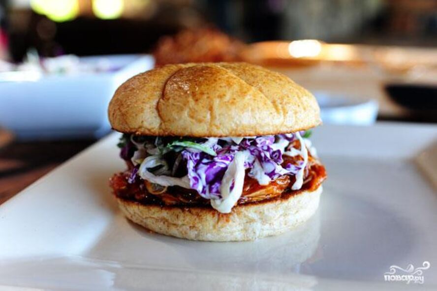 Рецепт куриного сэндвича барбекю