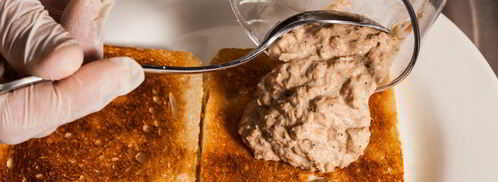 открытый сэндвич с тунцом. Шаг 6