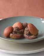 Сэндвич из персиков с мороженым