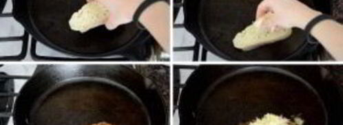 сэндвич с карамелизированным луком. Шаг 10