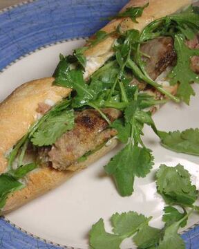 Сэндвич с куриной печенью