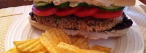 сэндвичи с фасолевым пюре и куриным мясом. Шаг 11