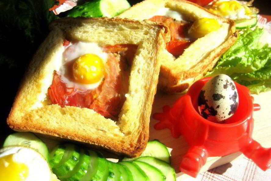 Рецепт сэндвичей с окошком