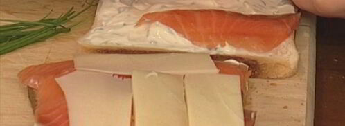 сэндвичи с семгой и сливочным сыром. Шаг 6