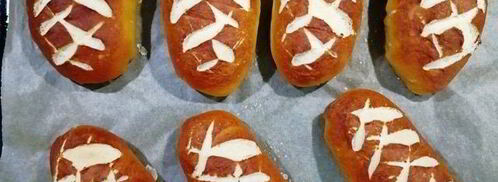 заварные булочки для сэндвичей. Шаг 15