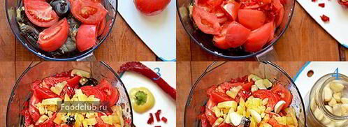 сырая баклажанная икра. Шаг 3