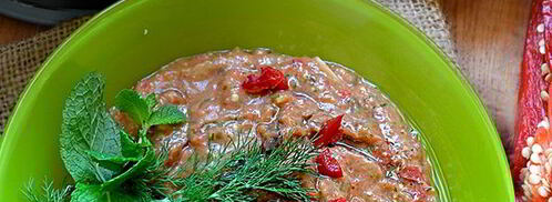 сырая баклажанная икра. Шаг 8