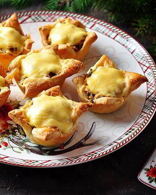 Горячие тарталетки с начинкой