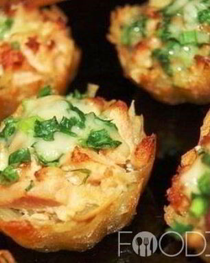 Картофельные тарталетки с курицей