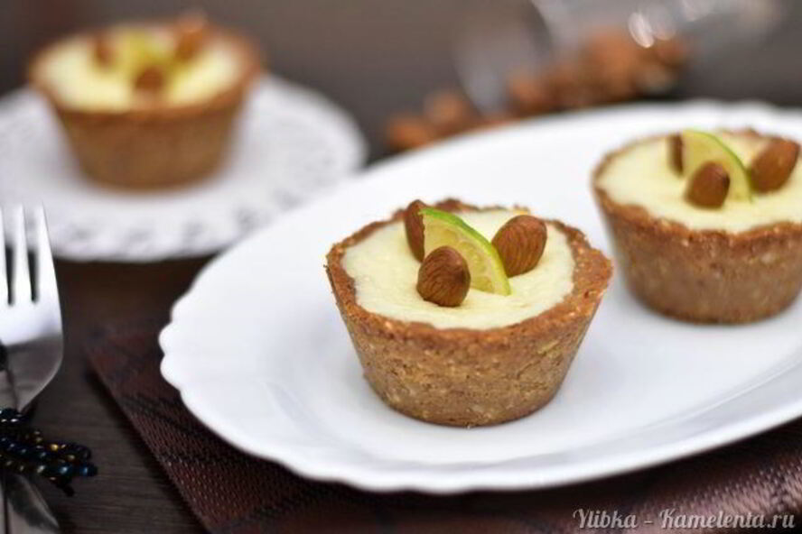 Рецепт миндально-лаймовых тарталетки