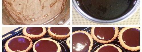 миндальные тарталетки с шоколадной начинкой. Шаг 8