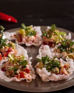 Начинка для тарталеток с креветками