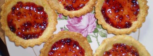 песочные тарталетки с вишней. Шаг 5