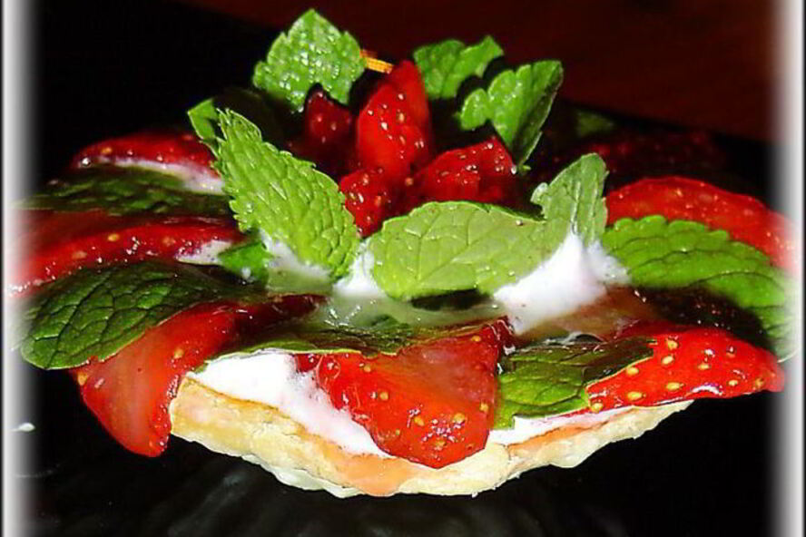 Рецепт тарталеток клубнично-клюквенное блаженство