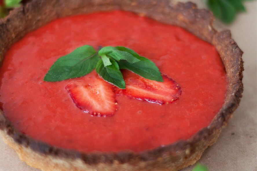 Рецепт тарталеток с клубничным кремом