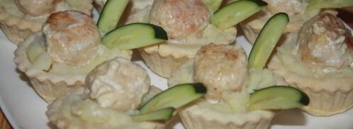 тарталетки с куриным филе. Шаг 6