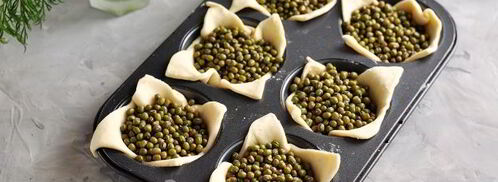 тарталетки с курицей, грибами и сыром. Шаг 4