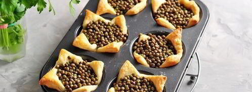 тарталетки с курицей, грибами и сыром. Шаг 9