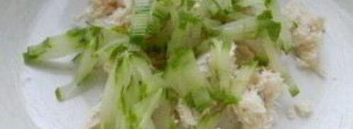 тарталетки с курицей и огурцом. Шаг 4