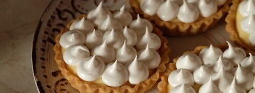 тарталетки с лимонно-лаймовым кремом и меренгой. Шаг 24